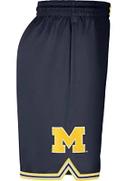 Nike Michigan Wolverines Mens Navy Blue Limited Road Shorts