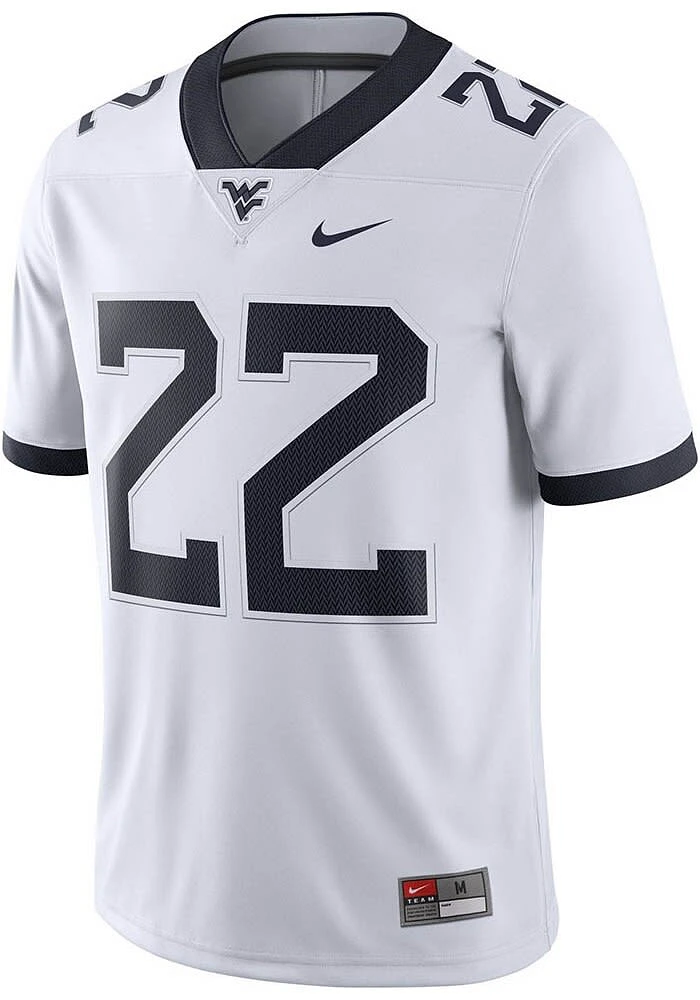 Nike West Virginia Mountaineers White Game Away Football Jersey