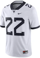 Nike West Virginia Mountaineers White Game Away Football Jersey