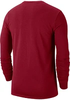 Nike Oklahoma Sooners Crimson Sznl Graphic Long Sleeve T Shirt
