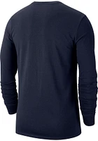 Nike Villanova Wildcats Navy Blue Sznl Long Sleeve T Shirt