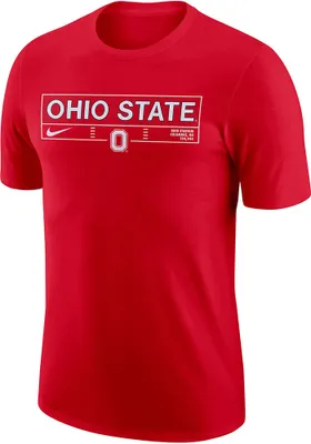 Nike Ohio State Buckeyes Red Stadium Design Classic Short Sleeve T Shirt