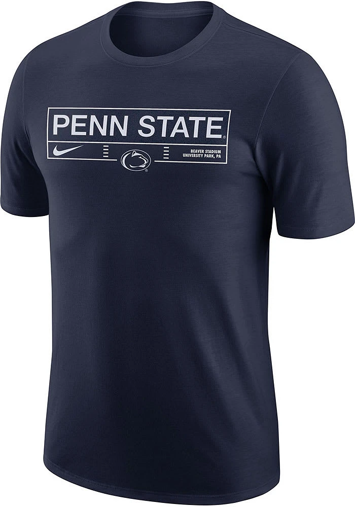 Nike Penn State Nittany Lions Navy Blue Stadium Graphic Short Sleeve T Shirt