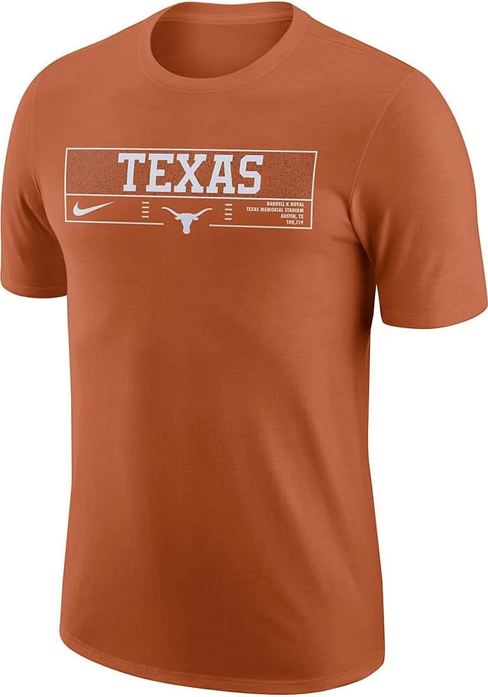 Nike Texas Longhorns Burnt Orange Stadium Short Sleeve T Shirt