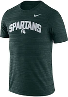 Nike Michigan State Spartans Team Issue Velocity Short Sleeve T Shirt
