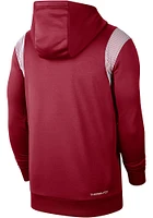 Nike Oklahoma Sooners Mens Crimson Team Issue Therma Hood