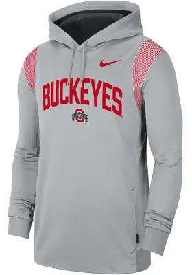 Nike Ohio State Buckeyes Mens Team Issue Therma Hood