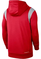 Nike Ohio State Buckeyes Mens Red Team Issue Therma Hood