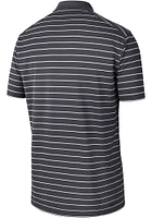Nike Penn State Nittany Lions Mens Grey Victory Stripe Short Sleeve Polo