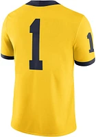 Nike Michigan Wolverines Gold Jordan Practice Football Jersey