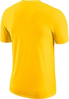 Nike Michigan Wolverines Gold Jordan Icon Short Sleeve T Shirt