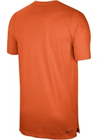 Nike Oklahoma State Cowboys Orange DriFIT UV Coach Short Sleeve T Shirt