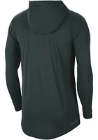 Nike Michigan State Spartans Mens Green DriFIT Fashion Hood