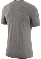 Nike Michigan Wolverines Charcoal Campus DriFIT Tri Athletic Short Sleeve T Shirt