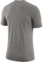 Nike Oklahoma Sooners Grey Campus DriFIT Tri Athletic Short Sleeve T Shirt