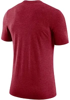 Nike Oklahoma Sooners Crimson Campus DriFIT Tri Athletic Short Sleeve T Shirt