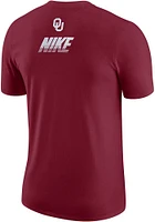 Nike Oklahoma Sooners Crimson Campus Throwback Jordan Short Sleeve T Shirt