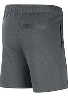 Nike Michigan Wolverines Mens Grey Fleece Shorts