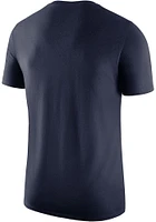 Nike Penn State Nittany Lions Navy Blue Team Issue Design Short Sleeve T Shirt