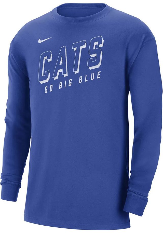 Nike Kentucky Wildcats Blue Max90 Slogan Long Sleeve T Shirt