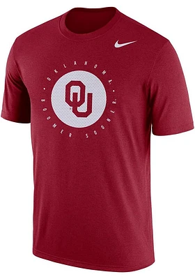 Nike Oklahoma Sooners Crimson Team Spirit Short Sleeve T Shirt