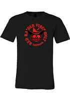Texas Tech Red Raiders Womens Black Vibes Short Sleeve T-Shirt