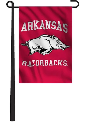 Arkansas Razorbacks 12.5x18 Red Garden Flag - Cardinal