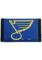St Louis Blues Nylon Mens Trifold Wallet