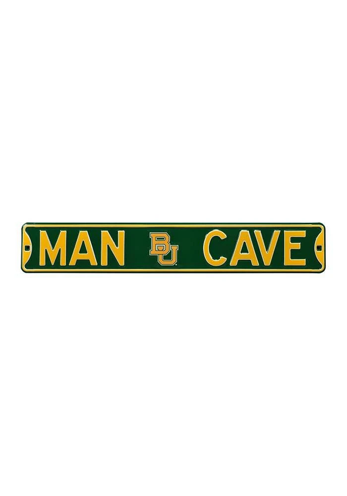 Baylor Bears Man Cave Street Sign - Green