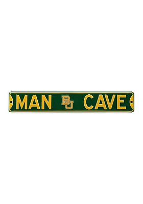 Baylor Bears Man Cave Street Sign - Green