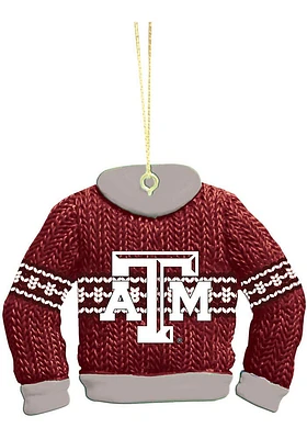 Texas A&M Aggies Ugly Sweater Ornament - Red