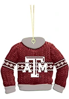 Texas A&M Aggies Ugly Sweater Ornament - Red