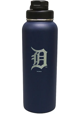 Detroit Tigers 44oz SS Laser Etched Logo Hydro Bottle Stainless Steel Bottle - Navy Blue