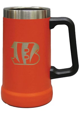 Cincinnati Bengals 24oz SS Team Color Stein Etched Logo Stainless Steel Tumbler - Orange