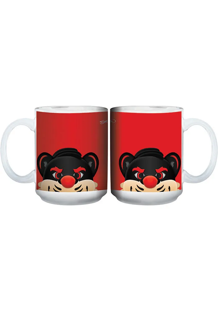 Cincinnati Bearcats 15oz Mascot Ceramic Mug - Red