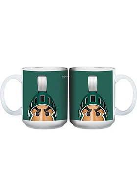 Michigan State Spartans 15oz Mascot Ceramic Mug - Green