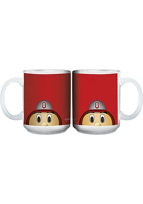 Ohio State Buckeyes 15oz Mascot Ceramic Mug - Red
