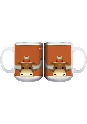 Texas Longhorns 15oz Mascot Ceramic Mug - Burnt Orange