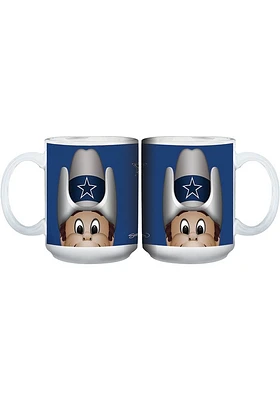 Dallas Cowboys 15oz Mascot Ceramic Mug - Blue