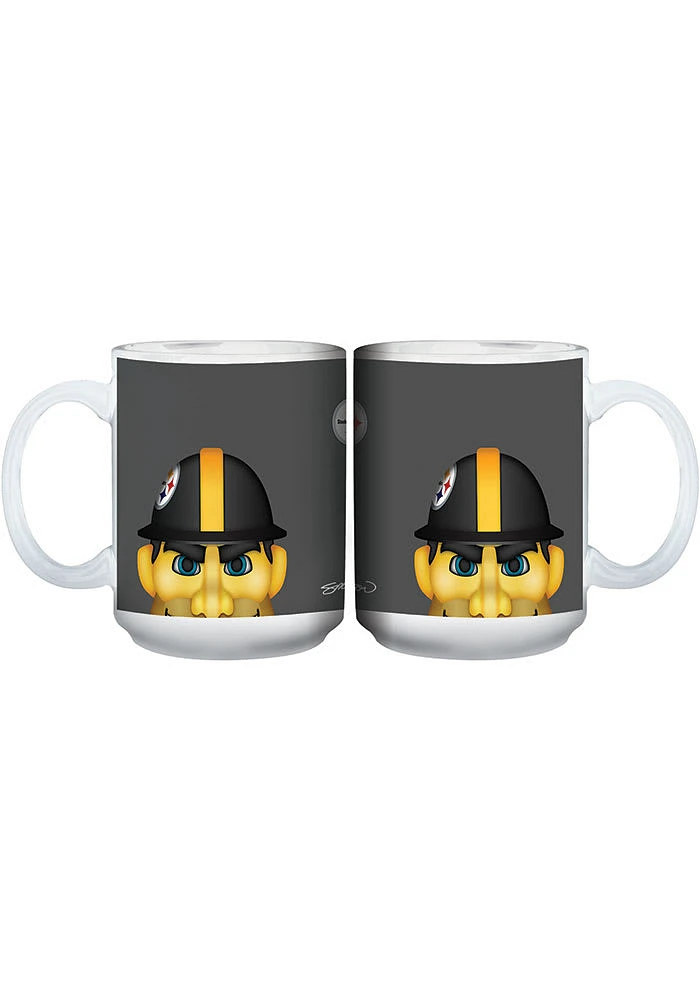 Pittsburgh Steelers 15oz Mascot Ceramic Mug - Yellow