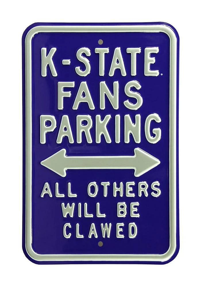 K-State Wildcats All Other Fans Clawed Sign - Purple