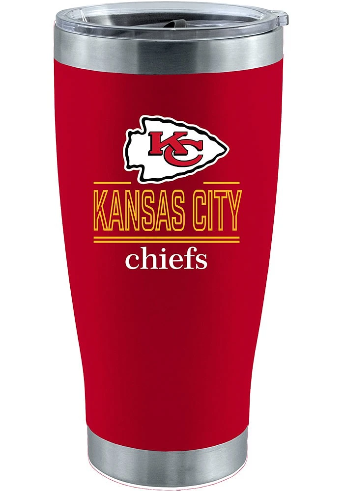 Kansas City Chiefs 20 oz Classic Crew Stainless Steel Tumbler Stainless Steel Tumbler