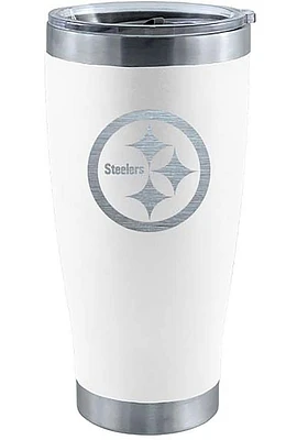 Pittsburgh Steelers 20 oz Laser Etched Stainless Steel Tumbler Stainless Steel Tumbler