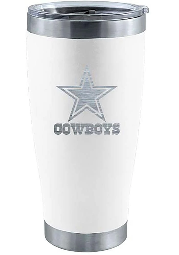 Dallas Cowboys 20 oz Laser Etched Stainless Steel Tumbler Stainless Steel Tumbler