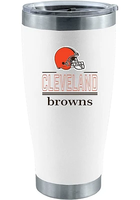 Cleveland Browns 20 oz Classic Crew Stainless Steel Tumbler Stainless Steel Tumbler
