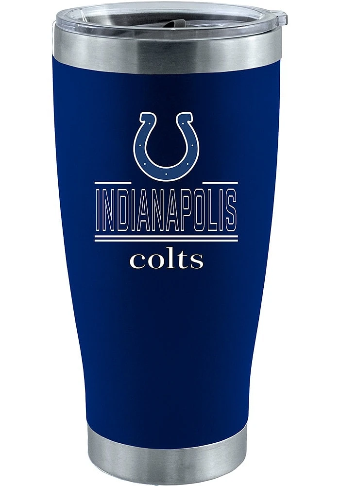 Indianapolis Colts 20 oz Classic Crew Stainless Steel Tumbler Stainless Steel Tumbler