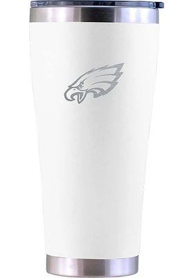 Philadelphia Eagles 30 oz Classic Crew Laser Etched Stainless Steel Tumbler - White