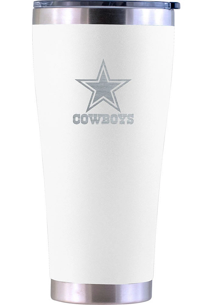 Dallas Cowboys 30 oz Classic Crew Laser Etched Stainless Steel Tumbler Stainless Steel Tumbler