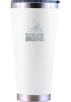 Cleveland Browns 30 oz Classic Crew Laser Etched Stainless Steel Tumbler Stainless Steel Tumbler