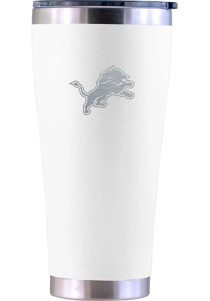 Detroit Lions 30 oz Classic Crew Laser Etched Stainless Steel Tumbler Stainless Steel Tumbler